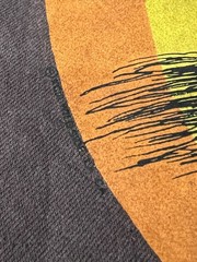 Vintage Wild Side LA California Witch Moon Broom Halloween Sweatshirt Size XL