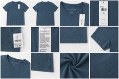 Calvin Klein Jeans Men’s Large Blue Ink Crew Neck 100% Cotton Soft T-Shirt (NWT)