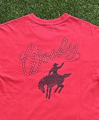 90s Vintage Disney Toy Story T Shirt Sheriff Pixar Tee Med Woody World On Ice L