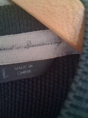 Keanan Duffty England’s Dreaming Men’s Large Black Waffle Knit Henley Punk Rock