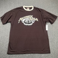 Avirex USA Vintage Y2K Wolfpack Native American Headdress T-Shirt Mens Size XL