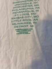VINTAGE TIM MCGRAW & FAITH HILL SOUL TO SOUL TOUR 2000 T SHIRT WHITE L