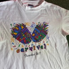 90s Carnival white tee Size L #carnival #summer