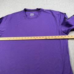 Union Bindings LS Purple T Shirt XL Crewneck Sleeve Logos Cotton Made in Italy