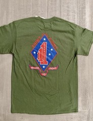 UNITED STATES MARINE CORPS USMC 1st BATTALION Ist MARINES (1/1) T-Shirt – XXL