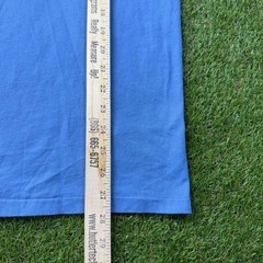 Polo Ralph Lauren Logo Spell Out Shirt Large Blue Classic Fit Preppy Pony Y2K