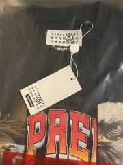 supreme maison margiela Split Tee M Black