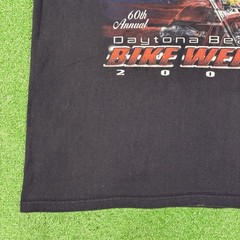 Vintage 2001 Bike Week Daytona Beach Motorcycle Biker Black T-Shirt Men’s XL