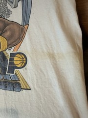 VTG 1993 Reggie Miller Indiana Pacers Salem Sportswear Big Head Shirt Size L