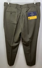 NWT Stafford Men’s 42 x 30 Classic Fit Flat Front Year Round Trouser Pants $70