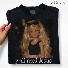 Yall Need Jesus Funny Christian Shirt Trendy Mom Graphic Tee