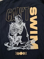 Rare! Can’t Swim Band Shirt Unisex Concert S to 5XL EL775