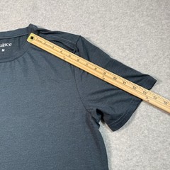 Quince Mens SS T Shirt Polyester Spandex Sz M Preppy Athleisure Eco Conscio