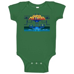 Super Metroid Snes Retro Video Game Baby One Piece