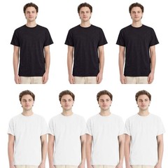 7 Pack Of Hanes 5280 Adult Essential Short Sleeve T Shirt Stylish T-Shirt