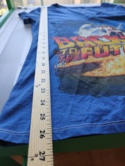 Back to the Future fitted graphic tee Size XL (Looks Smaller)