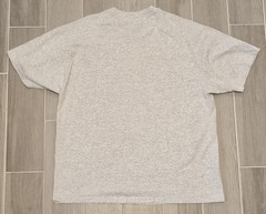 Hanes Heavyweight Cotton Shirt XXL Gray Blank Single-Stitch