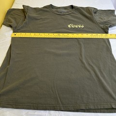 Coors Golden Beer Double Sided Large T-Shirt Brewery Tee Luv Dorm Retro Dormroom