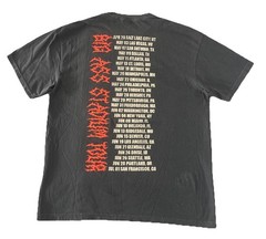 Post Malone Knight Tour Tee XL Charcoal Big Ass Stadium Tour NEW *spots