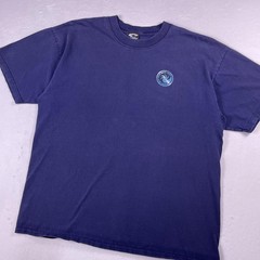 Vtg Y2K WRV Surf Tee XL Wave Riding Vehicles Dolphin Logo Beach Skate Board USA