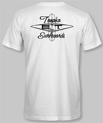 E.T. ERNIE TANAKA SURFBOARDS Retro T-Shirt surf surfing california hawaii