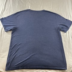 Men’s BCG Football Graphic T-Shirt Short Sleeve Blue-Gray Size 2XL
