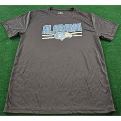Alabama Crimson Tide Graphic T Shirt Athletic Logo Short Sleeve Men’s Large Gray