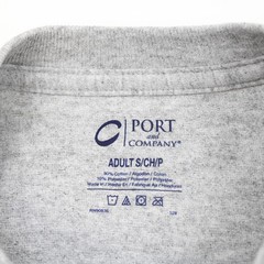 Port & Company Short Sleeve Shirt Men’s Gray New without Tags Multiple Sizes