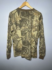 Vintage Ace Sportswear Single Stitch Sniper Camo Pocket T-Shirt Mens Sz L Grunge