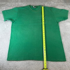 Vintage Y2K Nike T-Shirt Men’s Large Green Embroidered Swoosh Logo Short Sleeve