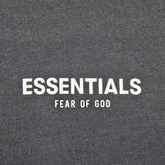FEAR OF GOD ESSENTIALS Long Sleeve T Shirt Floral Photo Print Black Mens Medium
