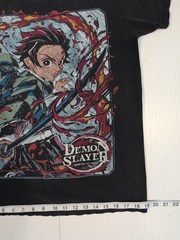 Vintage Demon Slayer Anime Japanese Manga Men’s Shirt M Black Tanjiro Graphic