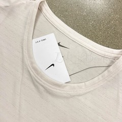 NWT Nike DV9597-104 Men Dri-FIT Miler Varsity Running Top Tee Shirt Cream Size L
