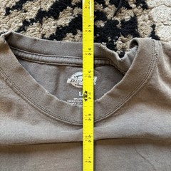 Dickies Shirt Mens L Brown Pocket Workwear Tee Short Sleeve Heavyweight Casual