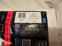 NEW- Hanes T Shirts Mens V-NECK Large White 2 / 3 Packs (6 TOTAL)- FIRST QUALITY