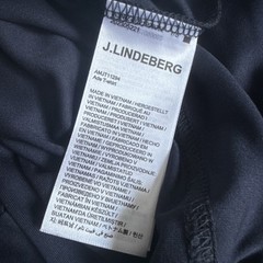 J Lindeberg Men’s Ade Short Sleeve T-Shirt Medium Tennis NAVY NEW AMJT11294