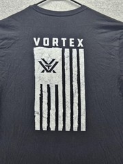 Vortex Shirt Mens XL Black Long Sleeve Crew Neck Logo Jersey Lightweight