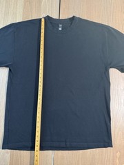 As Colour Heavy Weight Tee Shirt 100% Combed Cotton Size XL Black