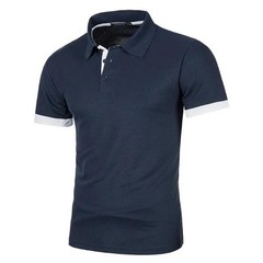 Summer Mens Short Sleeve Polo Shirts Lightweight Lapel Streetwear Breathable .