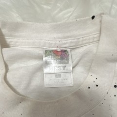 Vintage Fruit of the Loom Hand Painted Santa Claus Longsleeve Shirt Size L
