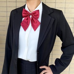 Women Pre-Tied Bow Tie for Waitress Uniform, Costume & Choir, Adjustable Neck Bo