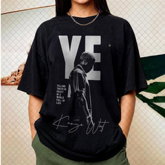 Kanye West Graphic Tee Vintage Rap Bootleg Shirt Ye Hip Hop Streetwear Music