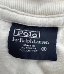 Polo Ralph Lauren White Pony Logo T Shirt Men’s XL Short Sleeve Cotton Tee