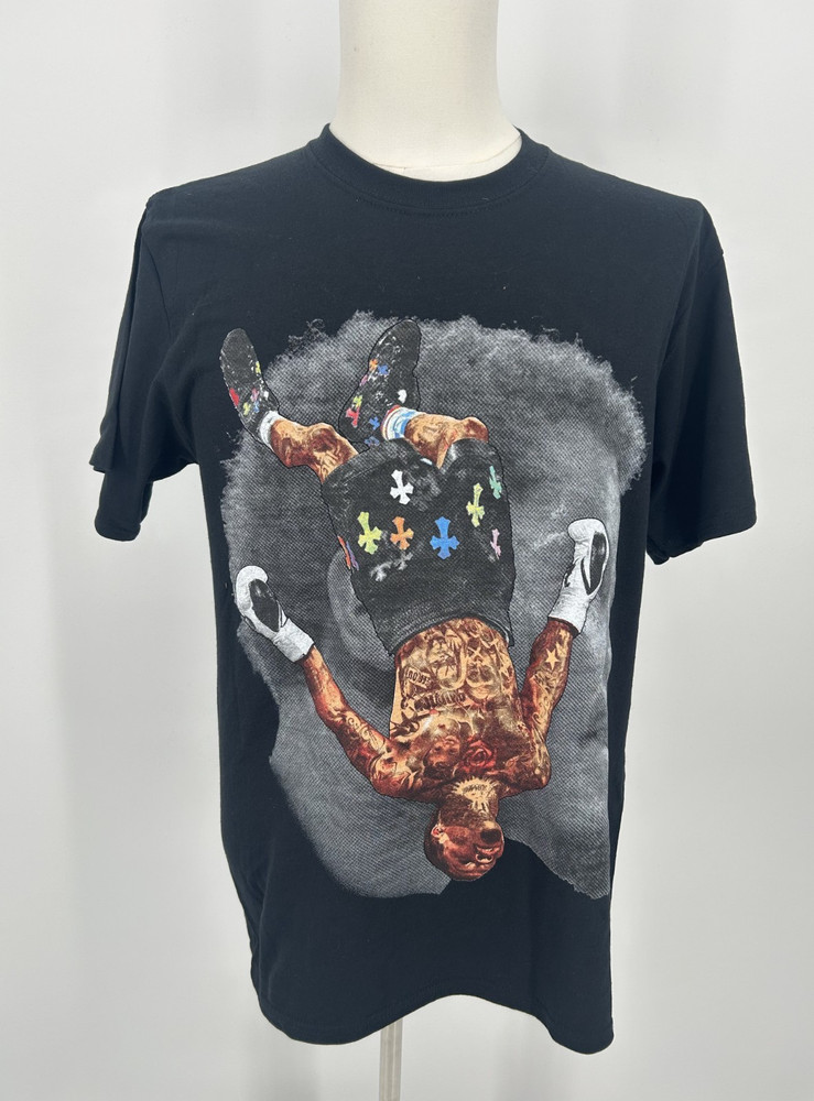 Headgear Classics Gervonta Davis Boxing World Champion Flip T-Shirt Medium Black
