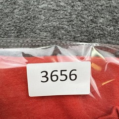 Carhartt Shirt Mens Medium Red Long Sleeve Logo Graphic Loose Fit K231 TK0231-M