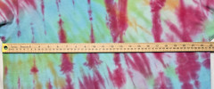 Handmade Tie Dye Spiral & Lines Pattern Rainbow XL Shirt 22.5″ W X 29.5″ L