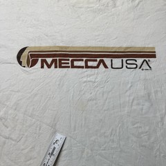 Vintage Mecca T Shirt Mens XL Graphic Print Skater Grunge Japanese Y2K 2000s