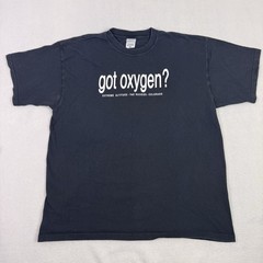 Vintage 2000s Y2K Got Oxygen Telluride Colorado Navy Blue Anvil T-Shirt Size XL