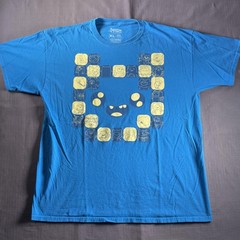 Adventure Time Shirt Mens XL Blue Loot Wear Exclusive Cartoon Characters Tee