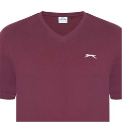 Mens Slazenger 100% Cotton V Neck T Shirt XS S M L XL XXL 3XL 4XL BNWT